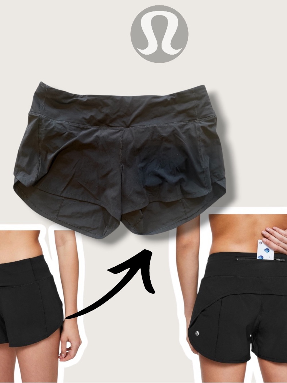 Lululemon Speed Up Shorts *4"